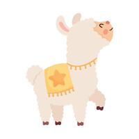 llama perubian walking vector