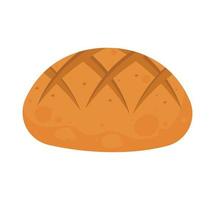 fresh mound of bread bakery vector