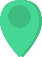 Map pin icon, illustration, vector, on a white background. vector