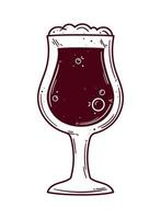 fresh wine cup drink vector