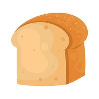 fresh bread toast bakery product vector