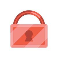 safe padlock glassmorphism vector