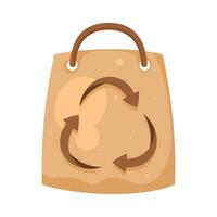 bolsa de compras reutilizable vector