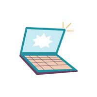 laptop computer portable vector