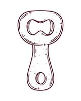 bottle opener tool vector