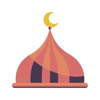 mosque roof muslim culture vector