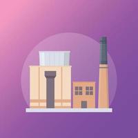 Trendy Power Plant vector