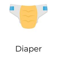 Trendy Diaper Concepts vector