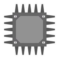 Trendy Microprocessor Concepts vector