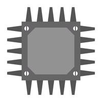 Trendy Microprocessor Concepts vector