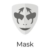 Trendy Mask Concepts vector