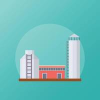 Trendy Silo Concepts vector