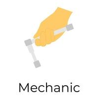 Trendy Mechanic Concepts vector