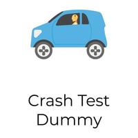 Crash Test Dummy vector