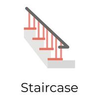 Trendy Staircase Concepts vector