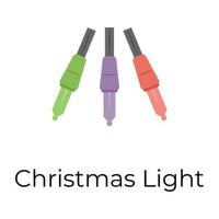 Trendy Christmas Light vector