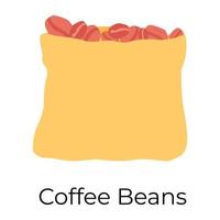 Coffee Beans Sack vector