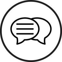 Message Icon Style vector