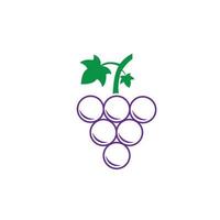 Grapes icon vector illustration design template