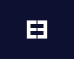 EE Logo design vector template