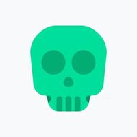 Skull Icon. Medical Icon. Perfect for website mobile app presentation and any other projects. Icon design flat style vector