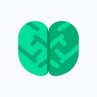 Brain Icon. Medical Icon. Perfect for website mobile app presentation and any other projects. Icon design flat style vector