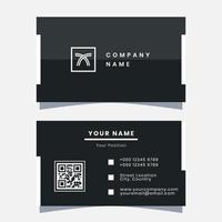 Vector graphics of a Business Card Design, with Dark Style. Perfect for you to use