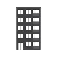 Modern Multistory House Icon vector