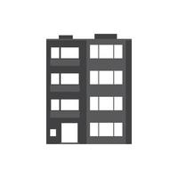 Modern Multistory House Icon vector