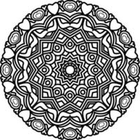 Abstract Mandala Pattern. Vector Illustration