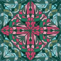elegant mosaic of lines seamless pattern. Decorative abstract vintage ornament. vector