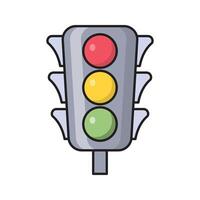 traffic light vector illustration on a background.Premium quality symbols.vector icons for concept and graphic design.