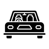 Vacuum Interior Icon Style vector