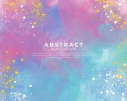 Abstract watercolor textured background. Design for your date, postcard, banner, logo. vector