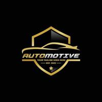 Ilustración de vector de logotipo automotriz. Ilustración de vector de logotipo de coche