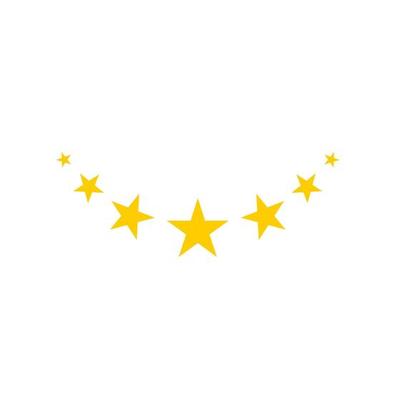 Star icon. Star logo. Star symbol. Star template ready for use.