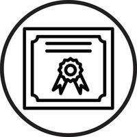 Diploma Icon Style vector