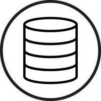 Database Icon Style vector