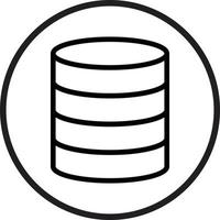 Database Icon Style vector