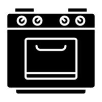 Gas Stove Icon Style vector