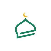 Islamic Mosque Logo Vector Tempalate