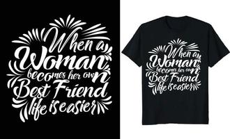 diseño de camiseta de citas motivacionales vector