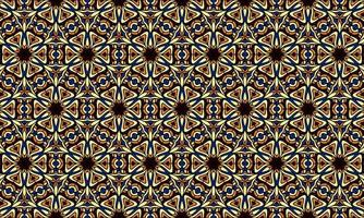 elegant modern batik ethnic pattern background vector