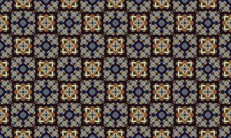 elegant modern batik ethnic pattern background vector