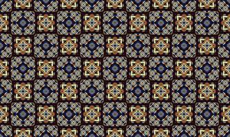 elegant modern batik ethnic pattern background vector