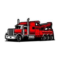 tow truck vector - towing