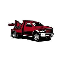 tow truck vector - towing