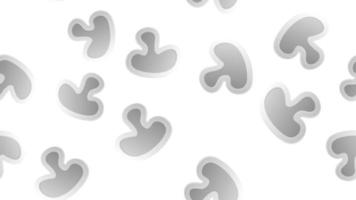 Champignon mushroom hand drawn vector seamless pattern. Sketch