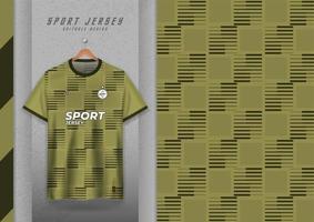 diseño de patrones de tela para camisetas deportivas, camisetas de fútbol, camisetas para correr, camisetas, camisetas de gimnasia, verde militar. vector