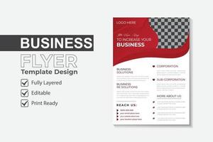 modern corporate business flyer template vector